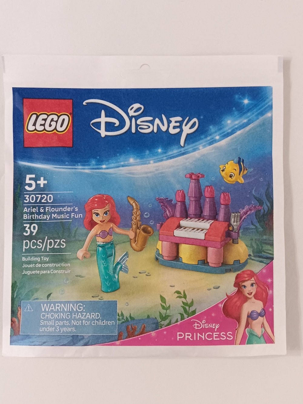 LEGO Disney Ariel & Flounder Birthday Music Set - Pink/Blue